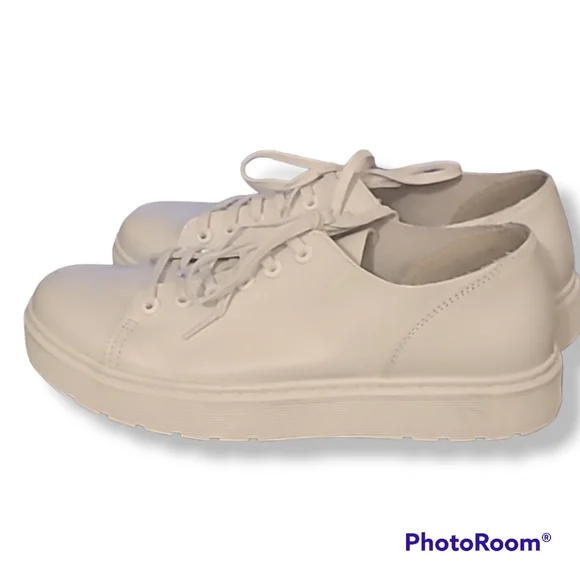 Dr. Martens Dante Venice White Leather Sneakers - Picture 3 of 13
